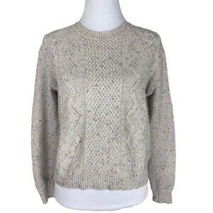 Cooperative Urban Outfitters‎ Gray Confetti Cable Knit Sweater Womens Medium